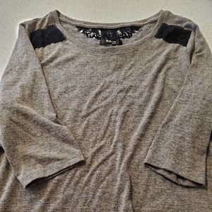 Style & Co Lace Top-EUC